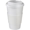 Americano® 350 ml mugg med grepp och spillsäkert lock, Vit