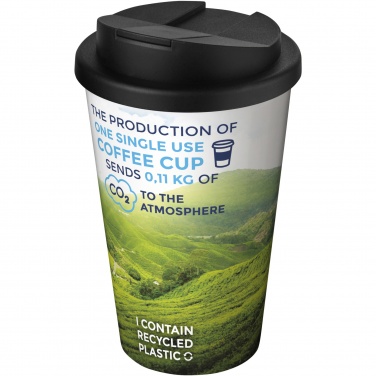 Logotrade profilreklam bild: Brite-Americano® 350 ml mugg med spillsäkert lock