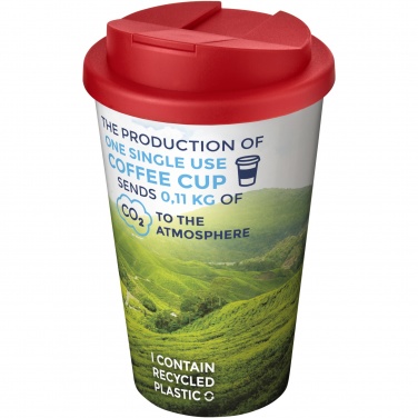 Logotrade profilreklam bild: Brite-Americano® 350 ml mugg med spillsäkert lock