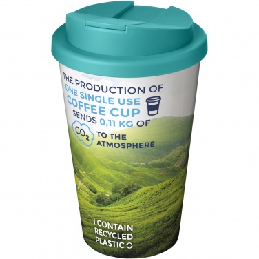 Logotrade reklamprodukter bild: Brite-Americano® 350 ml mugg med spillsäkert lock