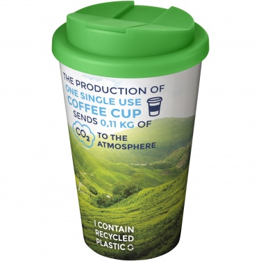 Logotrade profilprodukter bild: Brite-Americano® 350 ml mugg med spillsäkert lock