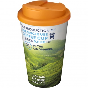 Logotrade reklamprodukter bild: Brite-Americano® 350 ml mugg med spillsäkert lock