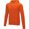 Theron hoodie med dragkedja herr, Orange