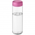 H2O Active® Vibe 850 ml vattenflaska med skruvlock, Transparent / Rosa