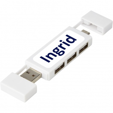 Logotrade reklamprodukter bild: Mulan dubbel USB 2.0-hubb