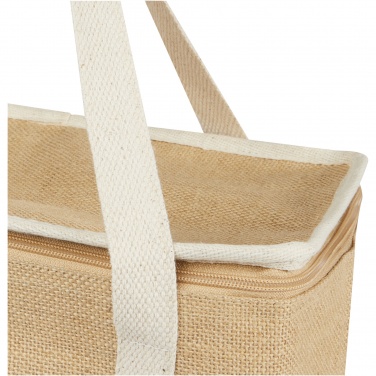 Logotrade reklamprodukter bild: Juta kylväska av 300 g/m² jute, 19 l