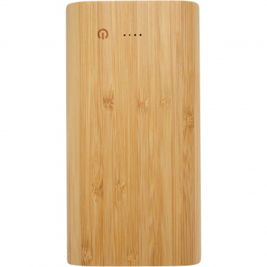 Logotrade presentreklam bild: Tulda 20,000 mAh powerbank i bambu