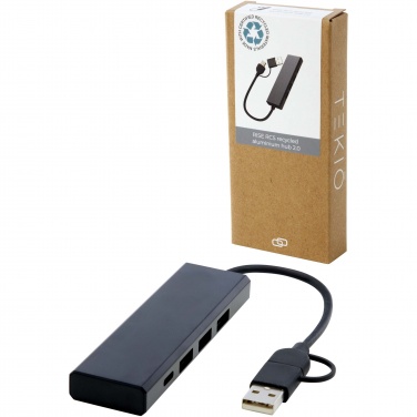 : Rise USB 2.0-hubb av RCS-återvunnen aluminium