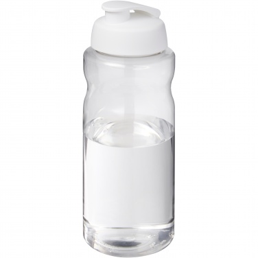 : H2O Active® Big Base 1-liters sportflaska med uppfällbart lock