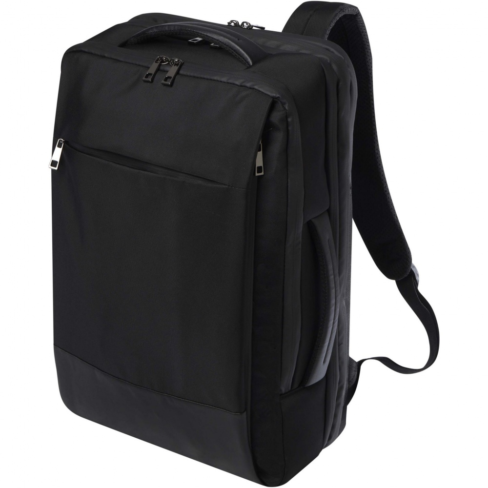 Logotrade reklamprodukter bild: Expedition Pro 17-tums expanderbar laptopväska av återvunnet GRS-material, 35 l