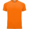 Bahrain kortärmad funktions T-shirt för herr, Fluor Orange