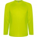 Montecarlo långärmad sport t-shirt för barn, Fluor Gul