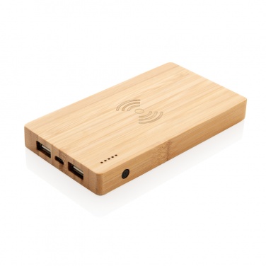 Logotrade profilreklam bild: Bambu 4.000 mAh trådlös 5W powerbank