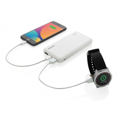 Logotrade reklamprodukter bild: Philips 10.000 mAh powerbank