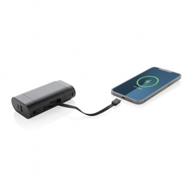 Logotrade profilreklam bild: CycleCell 10.000 mAh powerbank med avtagbart batteri