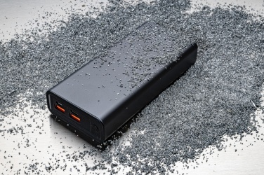 Logotrade kampanjprodukter bild: Terra 20W/20.000 mAh powerbank, RCS återvunna material