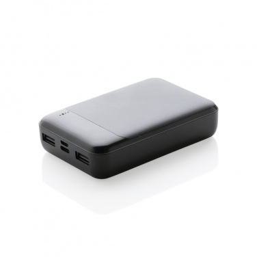 Logotrade profilprodukter bild: 10.000 mAh powerbank i återvunnen plast, RCS standard