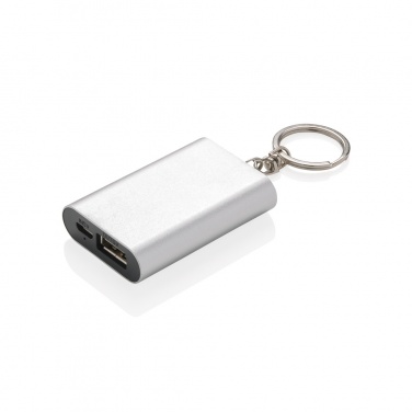 Logotrade profilprodukter bild: 1.000 mAh nyckelring powerbank