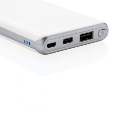 Logotrade reklamprodukter bild: Ultrasnabb 10.000 mAh powerbank med PD