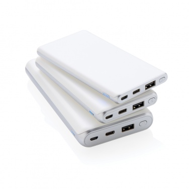 Logotrade profilprodukter bild: Ultrasnabb 10.000 mAh powerbank med PD