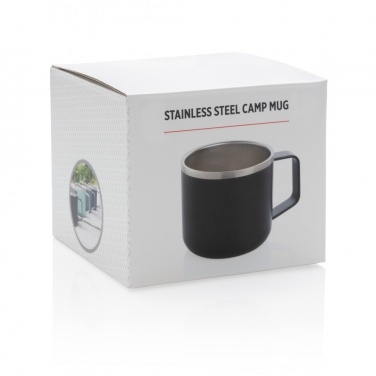 Logotrade reklamprodukter bild: Stainless steel campingmugg