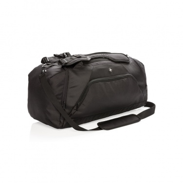 Logotrade profilreklam bild: Swiss Peak RFID sport duffle & ryggsäck