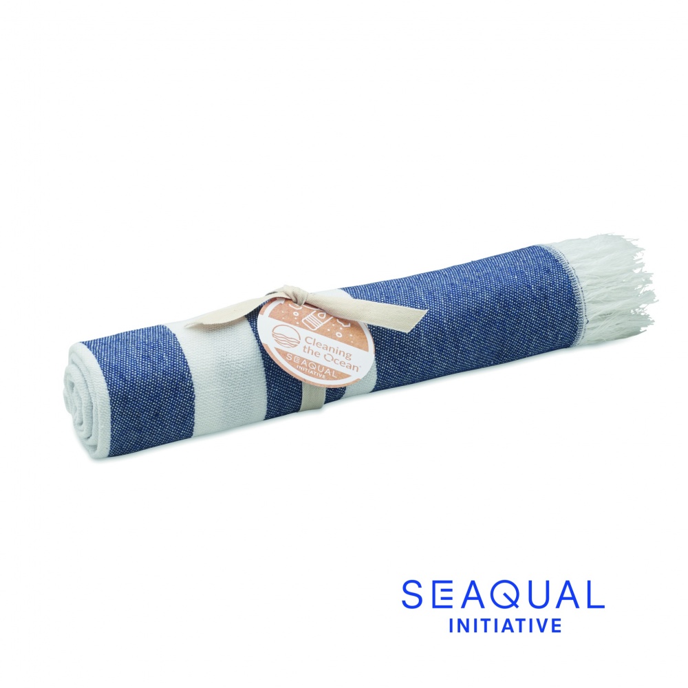 Logotrade reklamprodukter bild: SEAQUAL® hamamhandduk 100x170