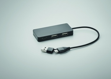 Logotrade presentreklam bild: USB-hubb med 3 portar