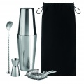 Cocktail shaker set 750 ml, Glänsande silver