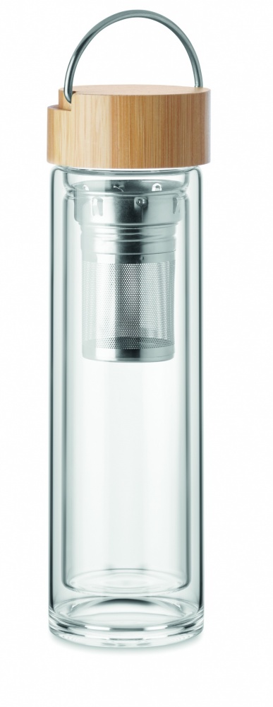 : Glasflaska termo 400 ml