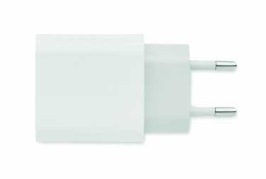 Logotrade presentreklam bild: 18W USB-laddare