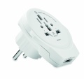 Skross World to Europe USB 12W, Vit