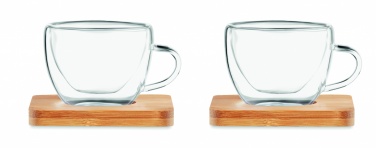 : Espresso set i glas