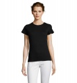 MISS DAM T-SHIRT 150g, Djupt svart