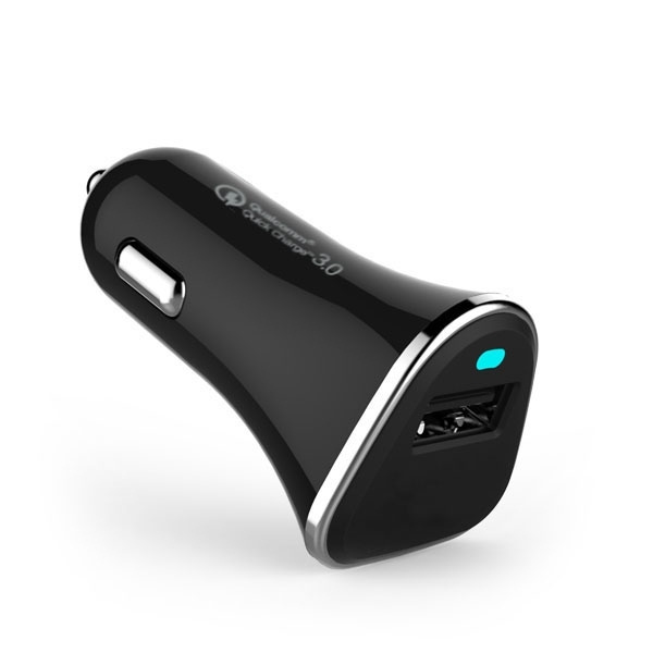 Logotrade kampanjprodukter bild: Billaddare (Qualcomm Quick Charge 3.0)