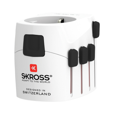 Logotrade kampanjprodukter bild: SKROSS Pro 3-polig världsreseadapter