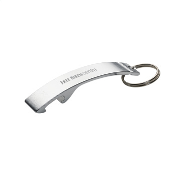 Logotrade reklamprodukter bild: Alu Opener nyckelring