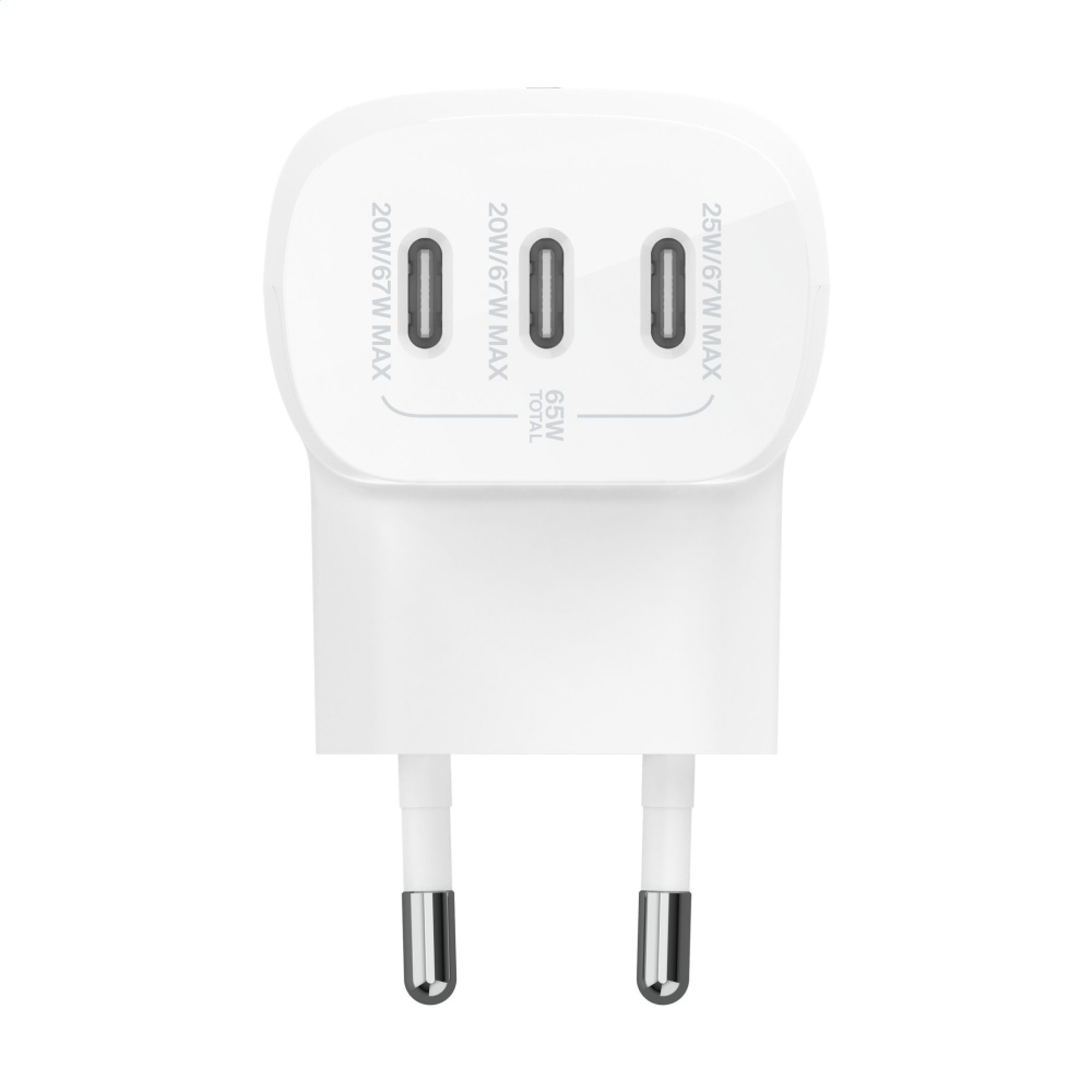 Logotrade kampanjprodukter bild: Belkin BoostCharge 3-ports väggladdare