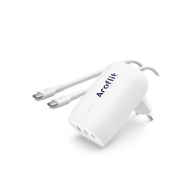 Logotrade kampanjprodukter bild: Belkin BoostCharge 3-ports väggladdare