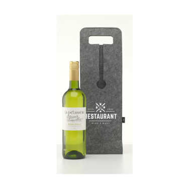 Logotrade reklamprodukter bild: Wine Bag-to-Give GRS RPET