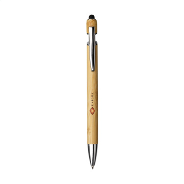 Logotrade presentreklam bild: Luca Touch Bamboo stylus penna