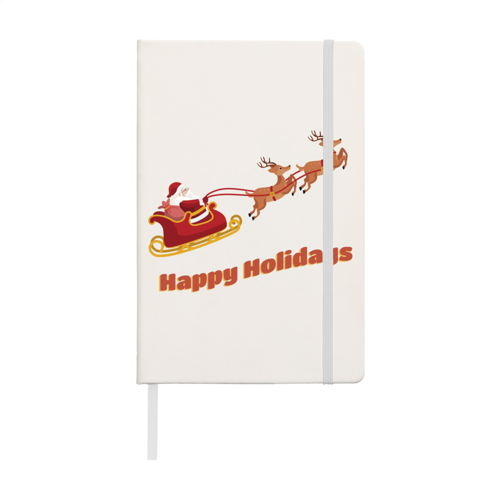 Logotrade profilprodukter bild: Pocket Notebook A5 X-Mas