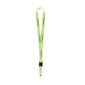 KeyCord 2 cm snodd, fluorescerande grön