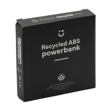 Logotrade profilprodukter bild: Kompakt 5000 RCS återvunnen ABS Powerbank