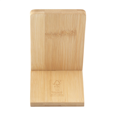 Logotrade profilprodukter bild: Miyo Bamboo telefonställ