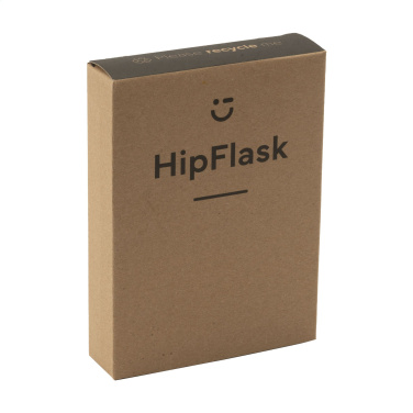 Logotrade presentreklam bild: Hipflask Bamboo 200 ml dricksflaska