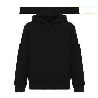 Logotrade kampanjprodukter bild: Iqoniq Yengo hoodie i återvunnen bomull med sidofickor för b