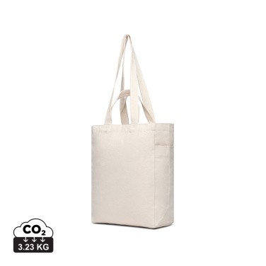 Logotrade profilprodukter bild: VINGA Hilo AWARE™ återvunnen canvas tote med dragkedja