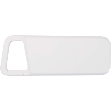 Logotrade profilprodukter bild: Alkes 5 000 mAh 12 W vattenbeständig powerbank av återvunnen plast med karbinhake