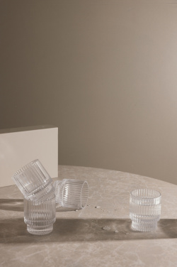 Logotrade profilprodukter bild: VINGA York tumbler glas, 4-pack